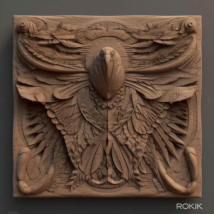 Patterns and decorations (Rokh 2, PATTERN_1622) 3D models for cnc